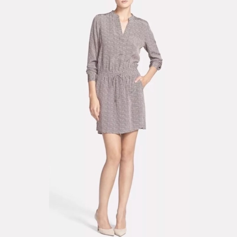 VINCE | 100% Silk Shirt Dress
